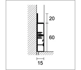 Abdeckprofil Alu 22460690 