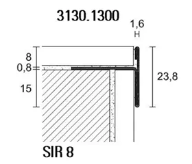 Typ SIR poliert 22460603 