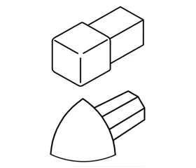 Accessories for stainless steel profiles