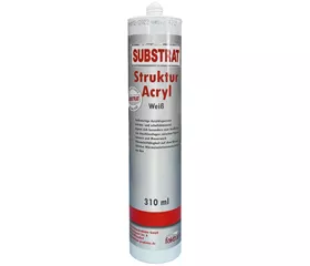 Substrat structured acrylic