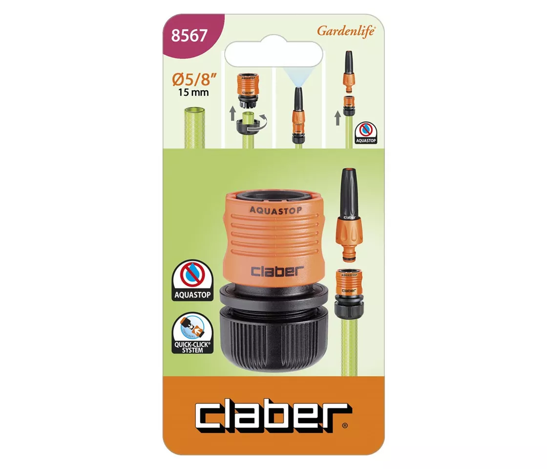 CLABER auto. accouplement 5/8