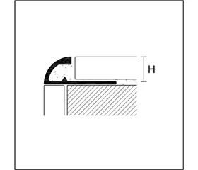 Typ RAF - Rundprofil Alu flex 22460601 