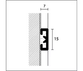 Decorleiste Alu chrom 22460692 