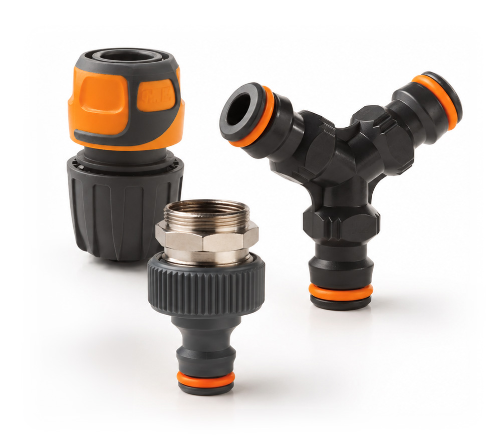 GF Garden Pro Anschlüsse, Kupplungen und Wasserverteiler